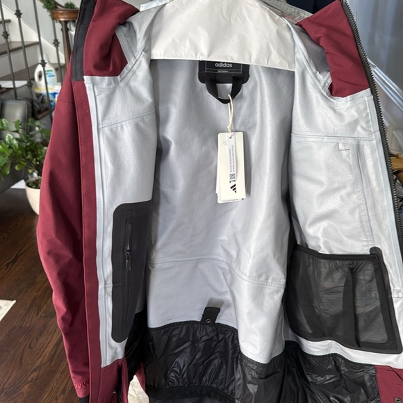 Women’s Adidas Terrex Techrock 3L Post Consumer Rain.Rdy Jacket - Picture 6 of 11